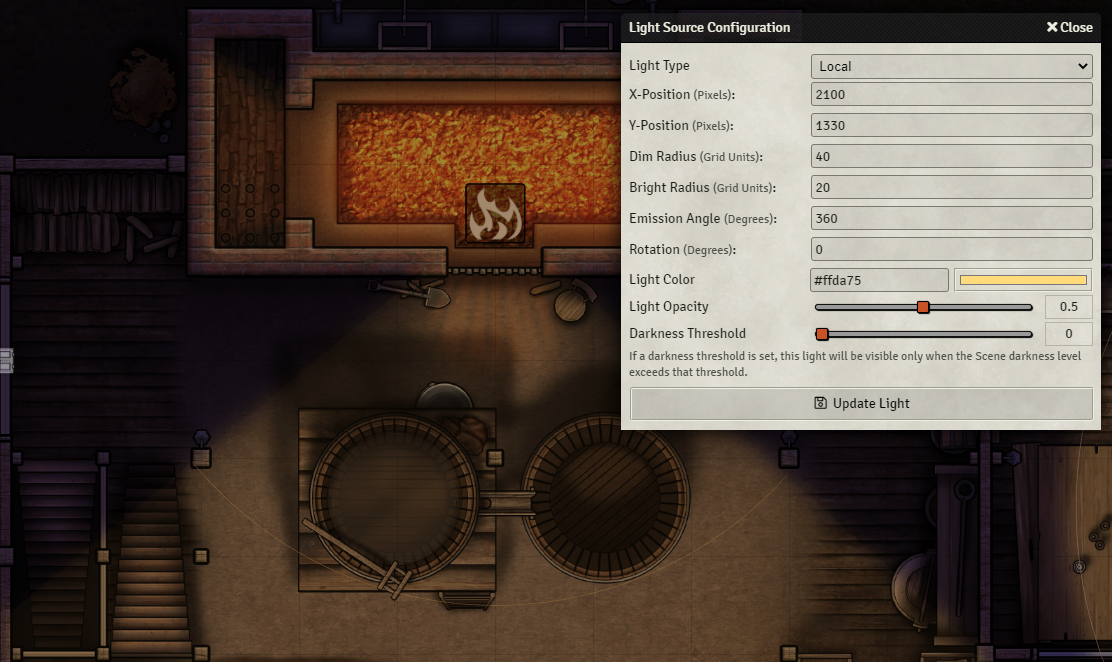 Ambient Light Configuration