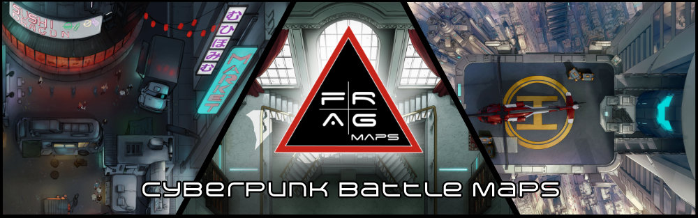 Fragmaps Cyberpunk Battlemaps Foundry Virtual Tabletop